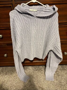 Alo Cable Knit Winter Bliss Hoodie